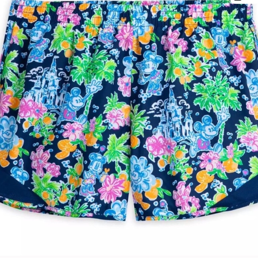 Lilly Pulitzer Women's Disney Ocean Shorts - Blue Floral